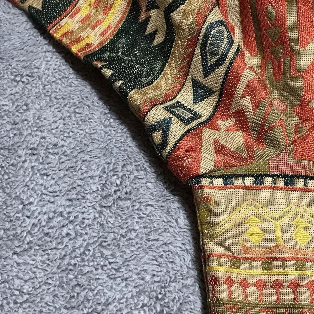 Chico's Womens Mayan Sunset Cebia‎ Jacket Southwestern Aztec Blazer Size 3 - Picture 9 of 12